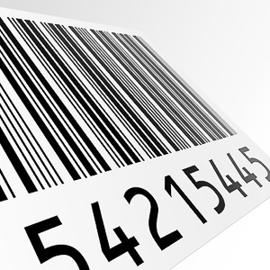 picture of variable numbered labels and/or barcode